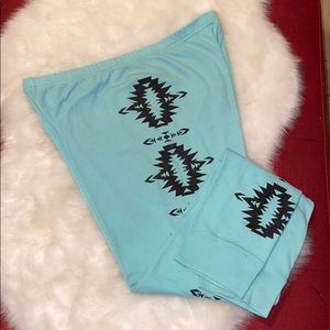 Pink Pj chevron pants